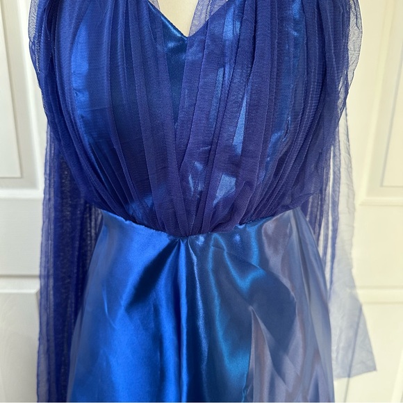 NWOT Royal Blue Gown - Picture 7 of 16